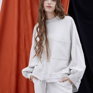 NAP loungewear oversized grey sweater size XXL